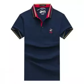 shark hommes t-shirt polo shirt summer lapel cotton polo embroidery blue